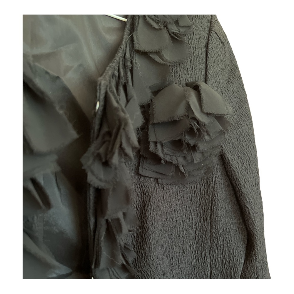 Ann Taylor Black Ruffled Jacket - Picture 6 of 9